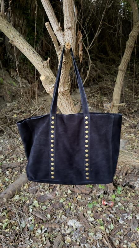BOLSO ANTE TACHAS NEGRO