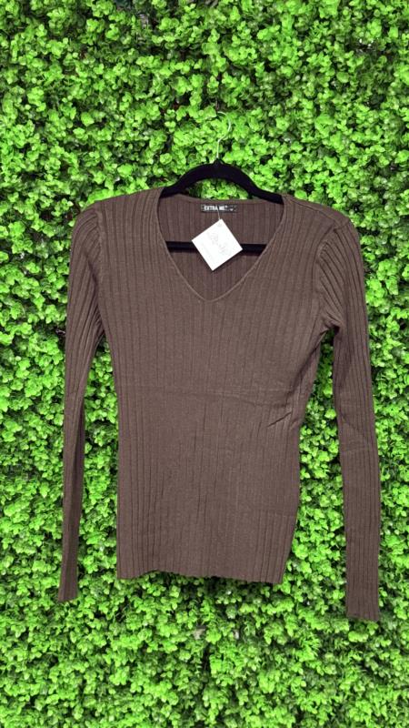 Camiseta básica canalé 