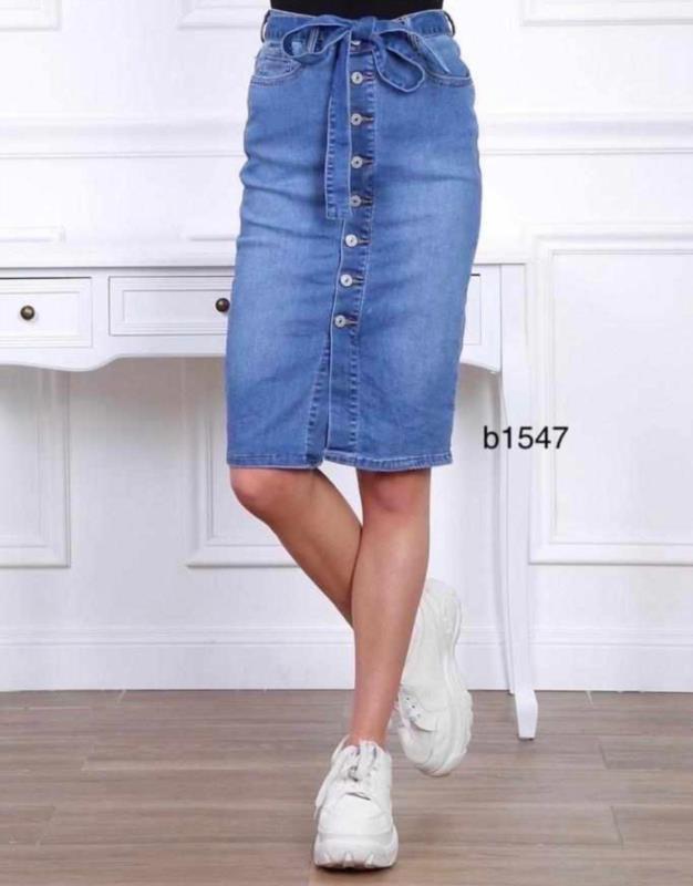 Falda denim